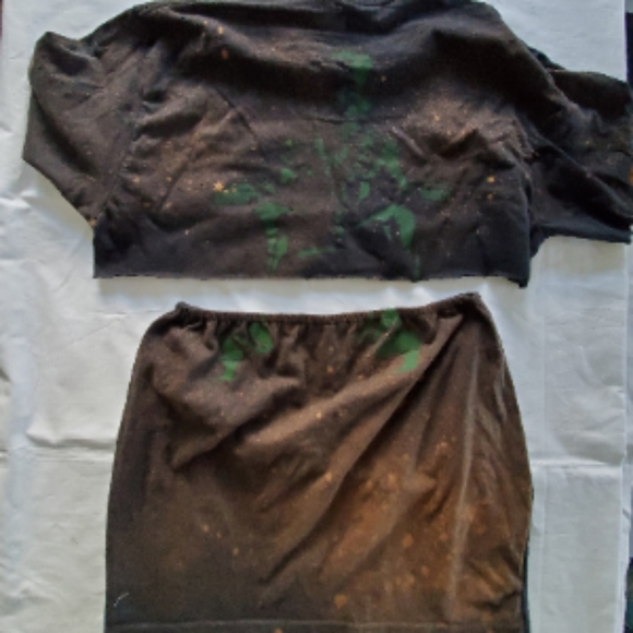 Jimmy Puffa 2 piece crop top mini skirt - Picture 5 of 5